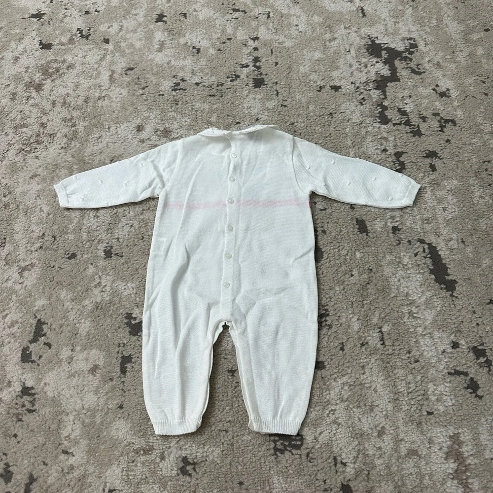 Marlu Baby Girl Knit One Piece Size 12 Months NWT